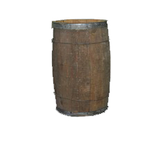 Small Wooden Barrel