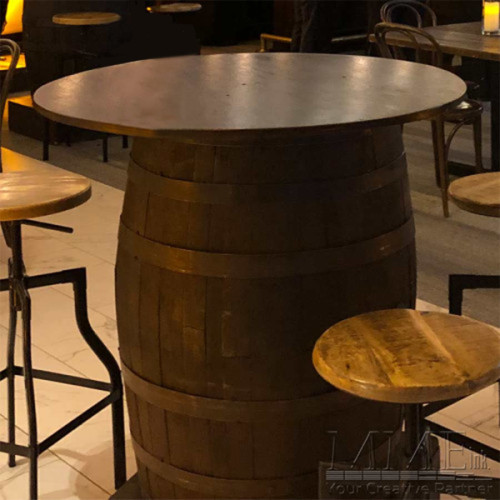 Barrel High Boy Table Rental