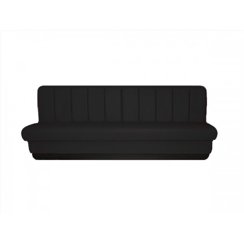 Black Leather Long Bench Furniture Rentals