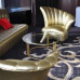 Gold & Glass Coffee Table 