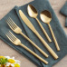 Gold Colored Flatware Set