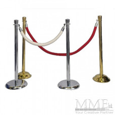 Stanchions Gold and Silver