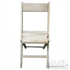 Rustic Wooden Folding Chair