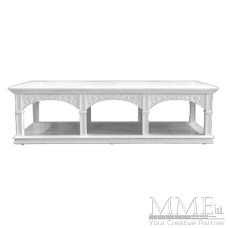 White Ornate Table