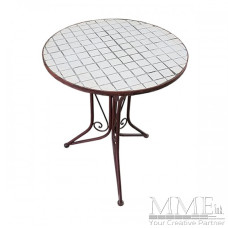 White Tile Table
