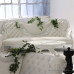 White Tufted Winged Couch